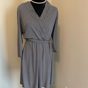 Faux wrap dress